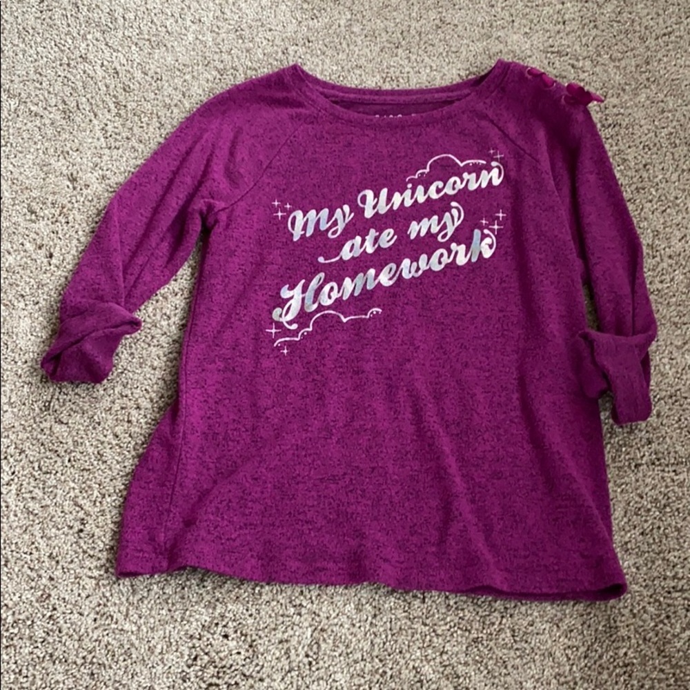 My unicorn ate my homework shirt